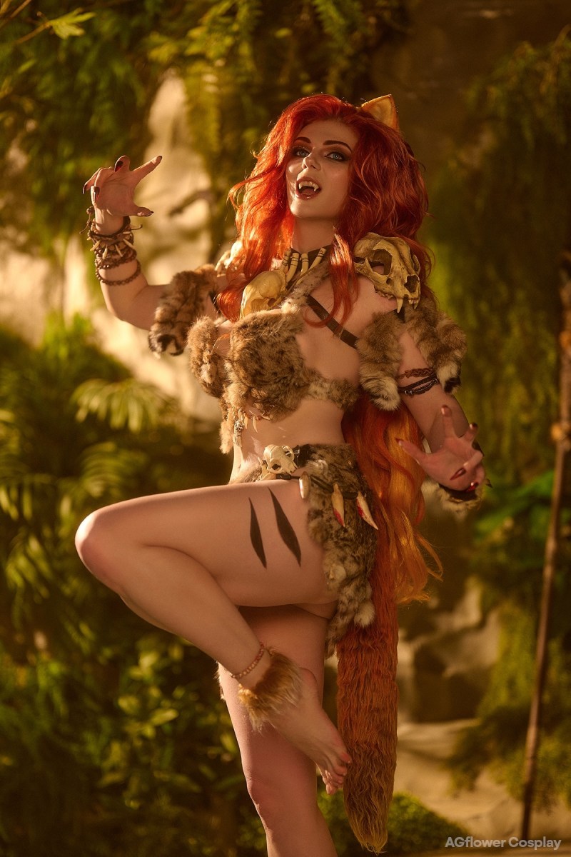 League of Legends - Nidalee Cosplay - AGflower #14 - detailed character analysis League of Legends - Nidalee Cosplay - AGflower #14 - detailed character analysis