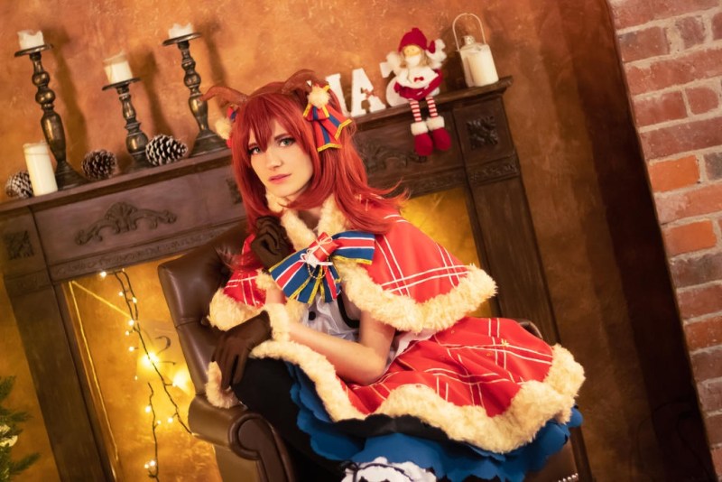 Love Live! School Idol Festival - Ruby Kurosawa (Christmas) Cosplay - Caryucospre #01 - full length photo Love Live! School Idol Festival - Ruby Kurosawa (Christmas) Cosplay - Caryucospre #01 - full length photo