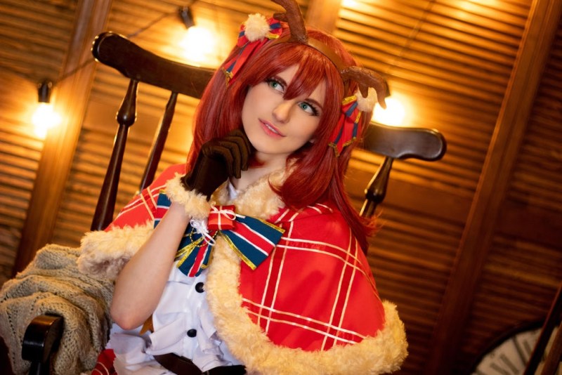Love Live! School Idol Festival - Ruby Kurosawa (Christmas) Cosplay - Caryucospre #06 - full length port. Love Live! School Idol Festival - Ruby Kurosawa (Christmas) Cosplay - Caryucospre #06 - full length port.