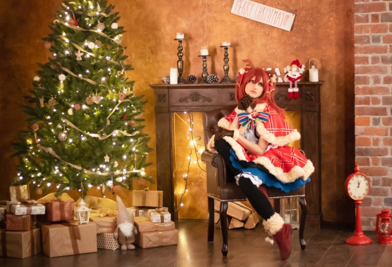 Love Live! School Idol Festival - Ruby Kurosawa (Christmas) Cosplay - Caryucospre #15 - full body port. Love Live! School Idol Festival - Ruby Kurosawa (Christmas) Cosplay - Caryucospre #15 - full body port.