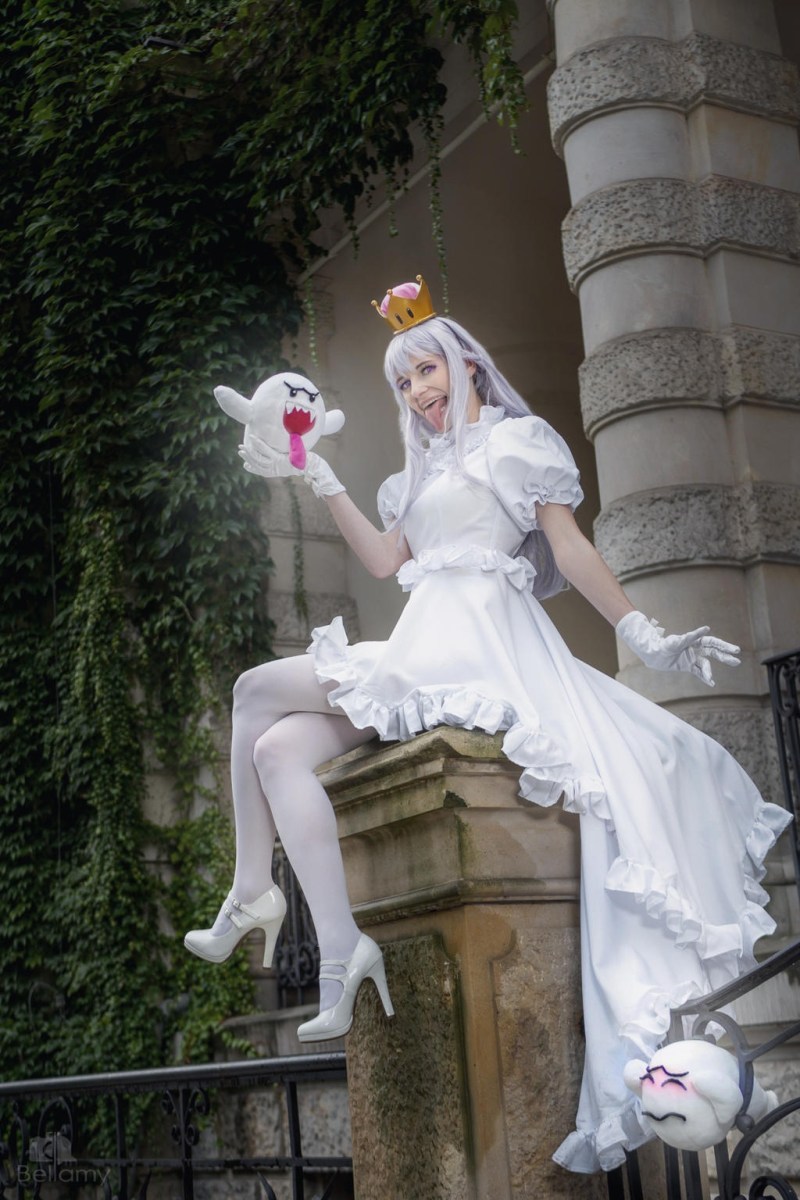 New Super Mario Bros. U Deluxe - Booette (Boosette) (Princess Boo) Cosplay - Caryucospre #06 - recreation New Super Mario Bros. U Deluxe - Booette (Boosette) (Princess Boo) Cosplay - Caryucospre #06 - recreation