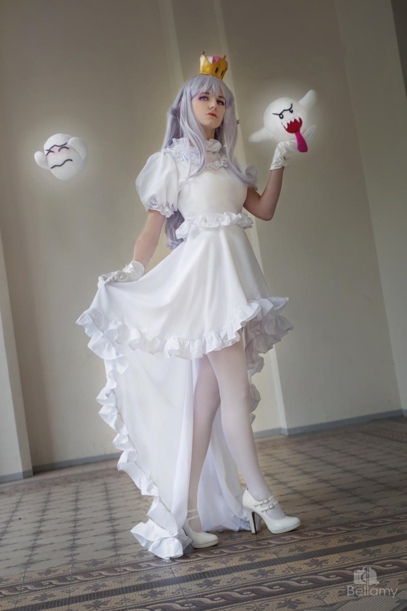 New Super Mario Bros. U Deluxe - Booette (Boosette) (Princess Boo) Cosplay - Caryucospre #08 - full length port. New Super Mario Bros. U Deluxe - Booette (Boosette) (Princess Boo) Cosplay - Caryucospre #08 - full length port.