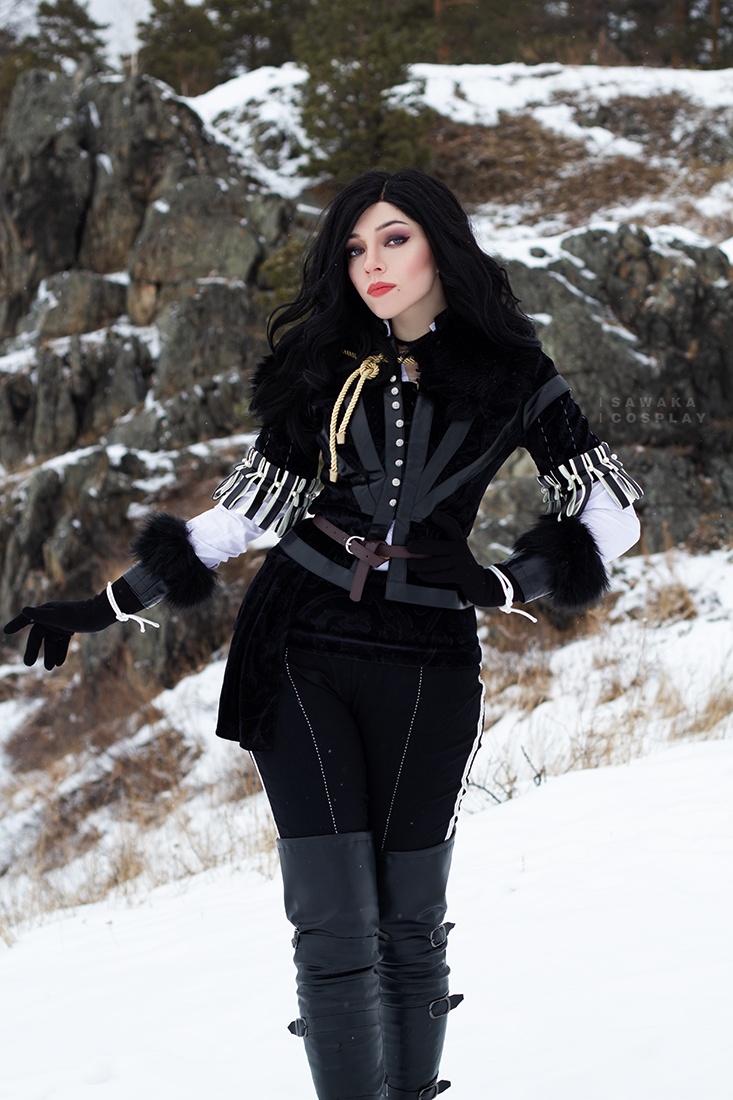 The Witcher 3 - Wild Hunt - Yennefer of Vengerberg Cosplay - Sawakate #05 - full length port.