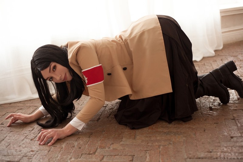 Attack on Titan - Pieck Finger (Cart Titan) (Erotic) Cosplay - Sawakate #01 - sophisticated portrait