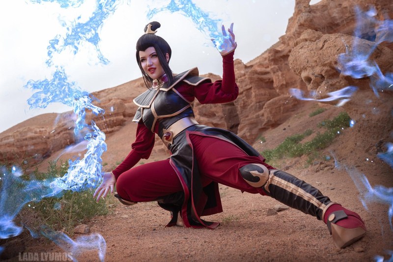 Avatar - The Last Airbender - Azula Cosplay - Lyumos #02 - full body port. Avatar - The Last Airbender - Azula Cosplay - Lyumos #02 - full body port.