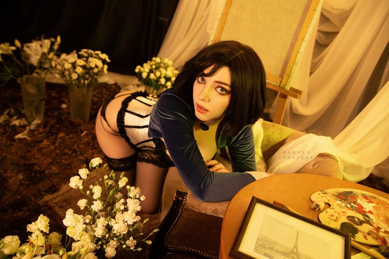 BioShock - Infinite - Elizabeth (Anna DeWitt) (Erotic) Cosplay - Sawakate #02 - artistic composition