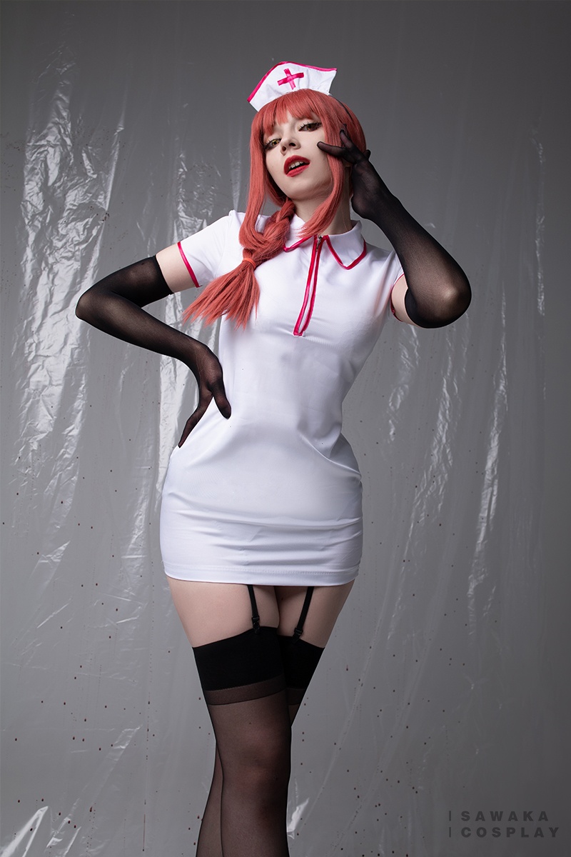 Chainsaw Man - Makima (Nurse) (Erotic) Cosplay - Sawakate #01 - costume focus Chainsaw Man - Makima (Nurse) (Erotic) Cosplay - Sawakate #01 - costume focus