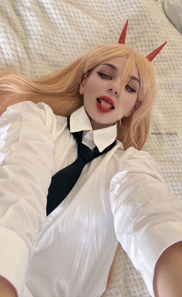 Chainsaw Man - Power (Blood Fiend) (Lingerie) (Erotic) Cosplay - Kanra #01 - intimate capture