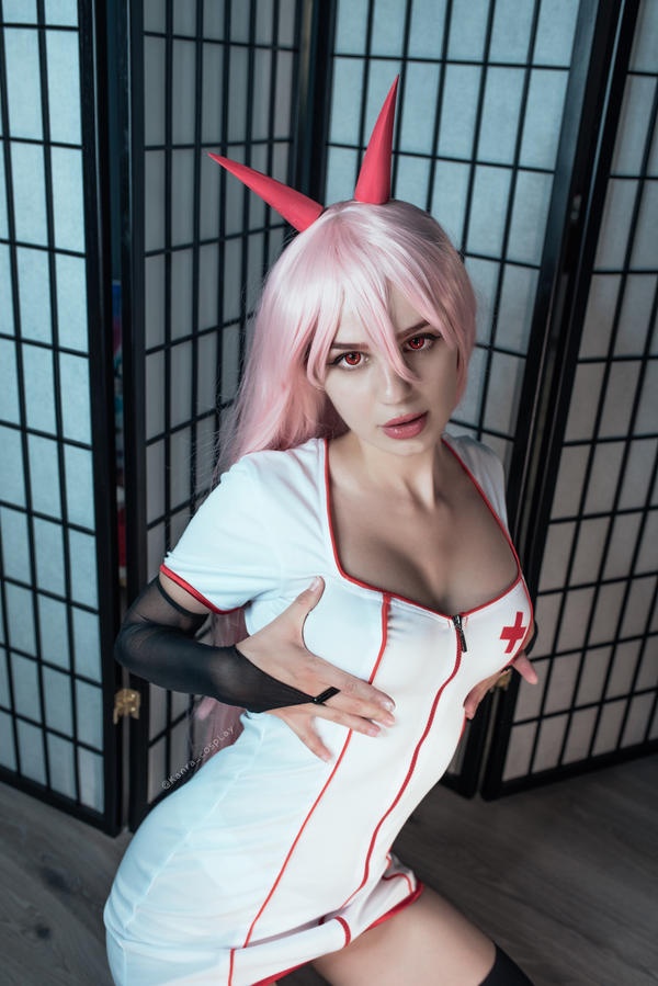 Chainsaw Man - Power (Blood Fiend) (Nurse) (Erotic) Cosplay - Kanra #01 - sensual essence Chainsaw Man - Power (Blood Fiend) (Nurse) (Erotic) Cosplay - Kanra #01 - sensual essence