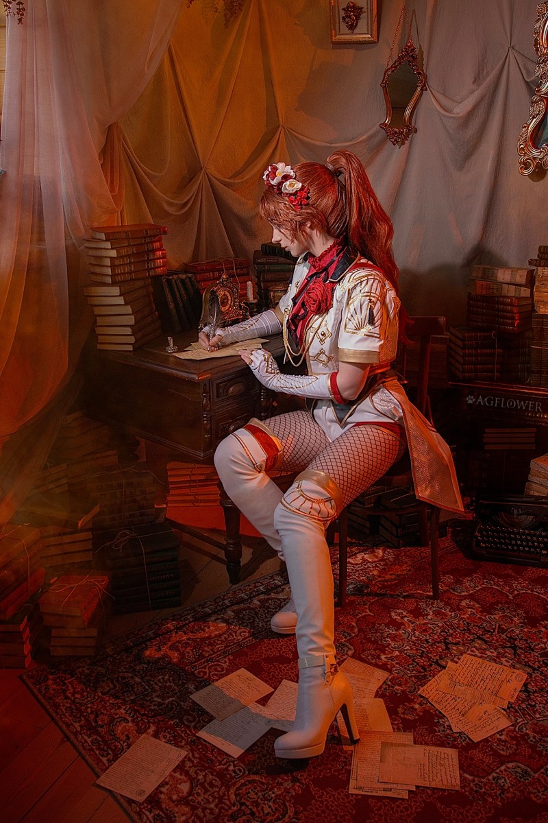 Clair Obscur - Expedition 33 - Maelle (Alicia) Cosplay - AGflower #12 - expressive portrait