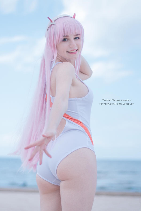 DARLING in the FRANXX - Zero Two (Swimsuit) (Erotic) Cosplay - Kanra #01 - mature capture