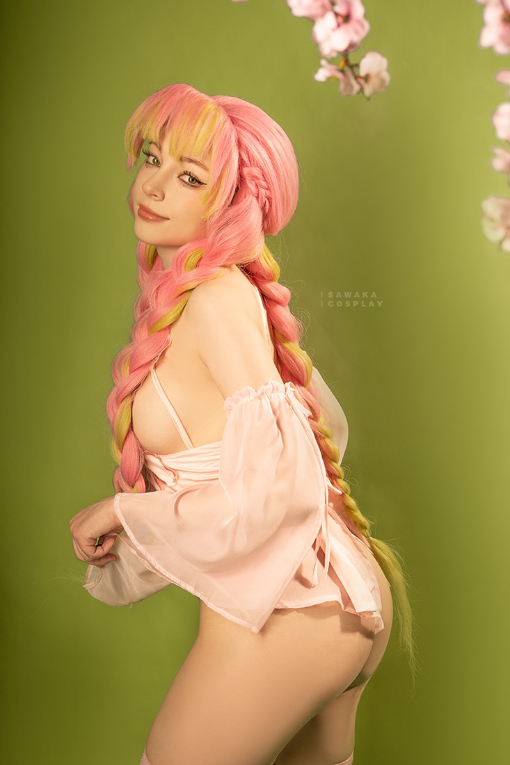 Demon Slayer - Mitsuri Kanroji (Erotic) Cosplay - Sawakate #02 - sensual aesthetic Demon Slayer - Mitsuri Kanroji (Erotic) Cosplay - Sawakate #02 - sensual aesthetic
