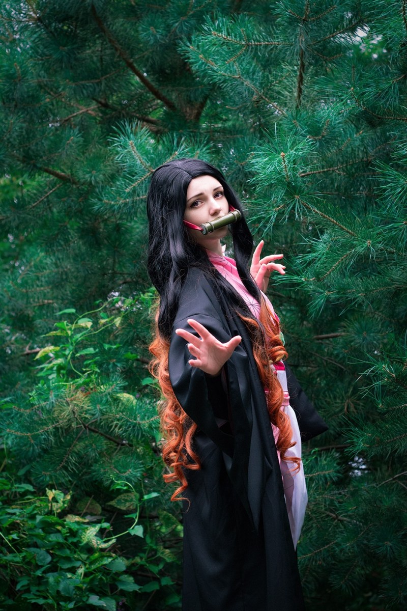 Demon Slayer - Nezuko Kamado (The Chosen Demon) Cosplay - Atamasha #02 - body photo