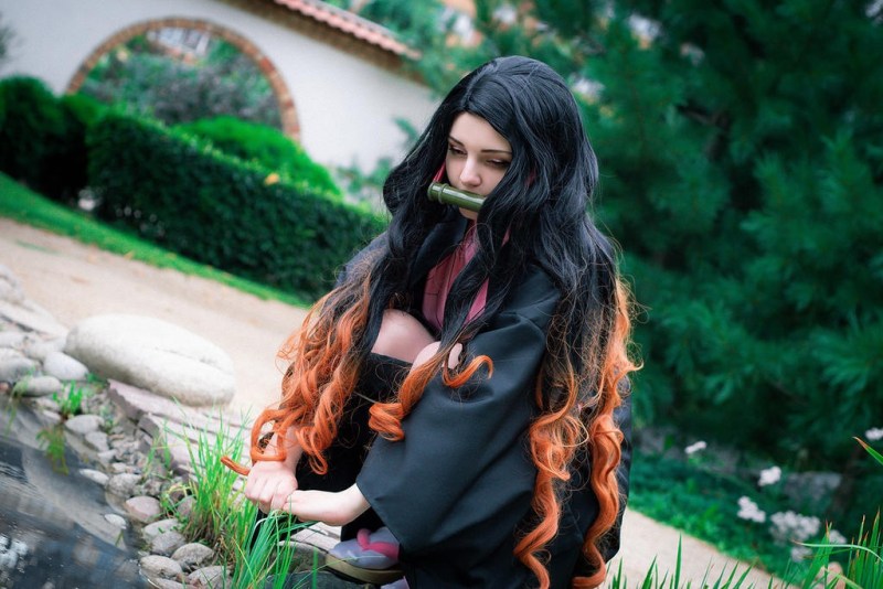 Demon Slayer - Nezuko Kamado (The Chosen Demon) Cosplay - Atamasha #03 - full length port.