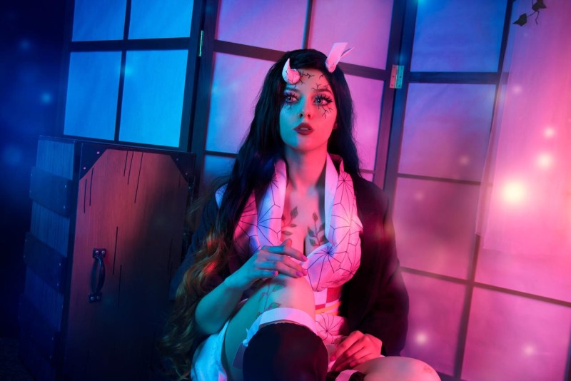 Demon Slayer - Nezuko Kamado (The Chosen Demon) Cosplay - NekoSandra #03 - authentic view