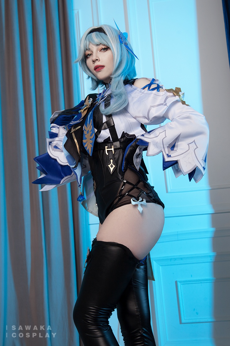 Genshin Impact - Eula Lawrence Cosplay - Sawakate #04 - artistic framing portrait