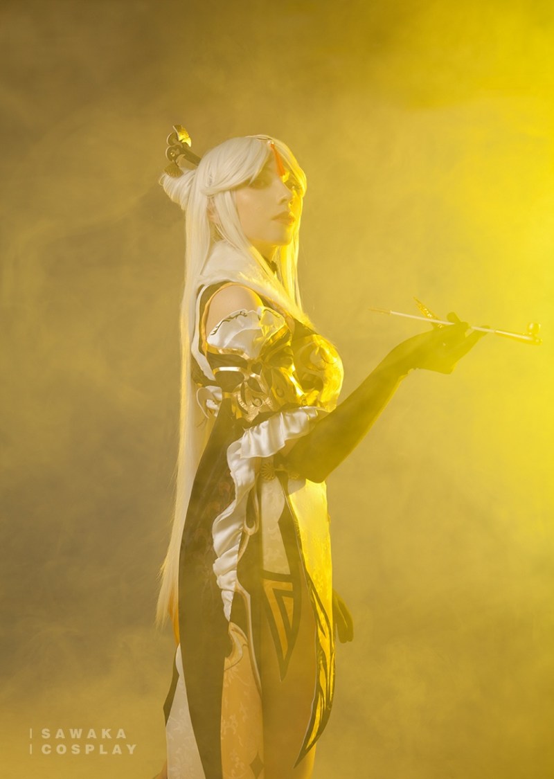 Genshin Impact - Ningguang Cosplay - Sawakate #03 - soft focus costume shot