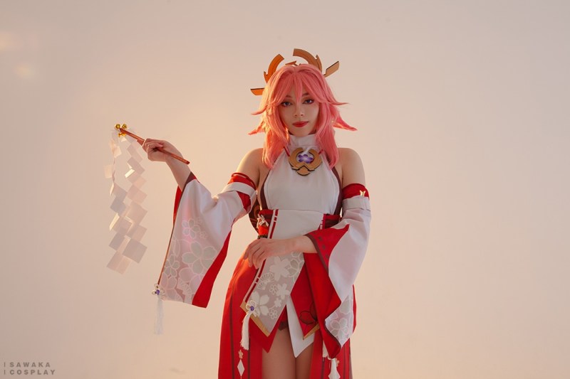 Genshin Impact - Yae Miko Cosplay - Sawakate #02 - delicate character portrait Genshin Impact - Yae Miko Cosplay - Sawakate #02 - delicate character portrait