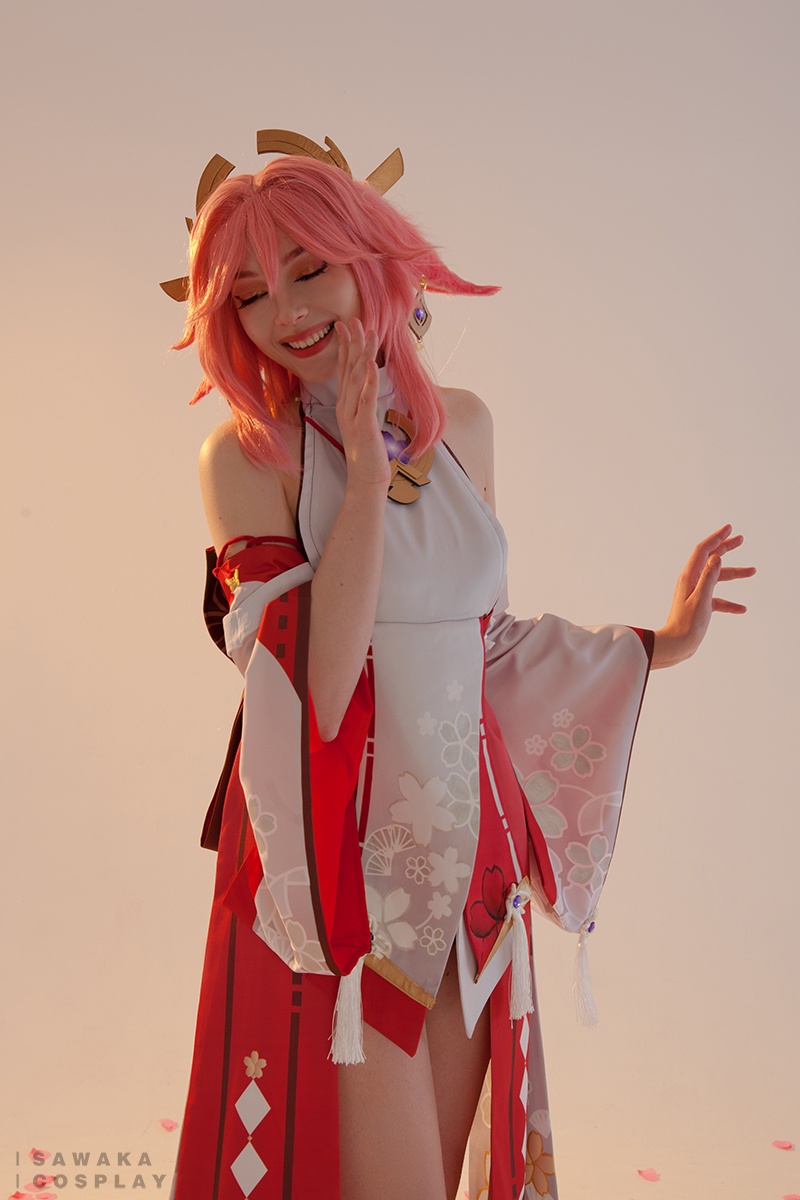 Genshin Impact - Yae Miko Cosplay - Sawakate #04 - authentic costume view Genshin Impact - Yae Miko Cosplay - Sawakate #04 - authentic costume view
