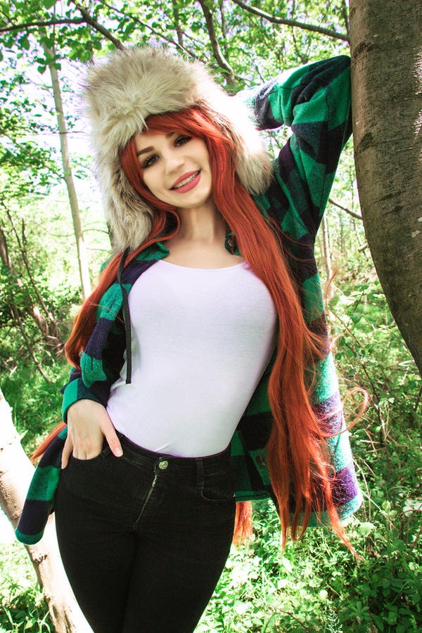 Gravity Falls - Wendy Corduroy Cosplay - Kanra #01 - authentic costume view Gravity Falls - Wendy Corduroy Cosplay - Kanra #01 - authentic costume view