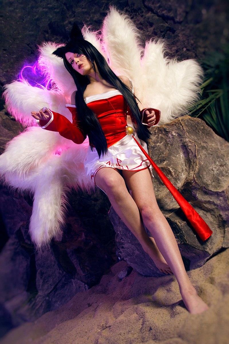 League of Legends - Ahri Cosplay - Shproton #02 - expressive character portrait