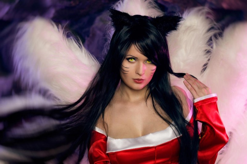 League of Legends - Ahri Cosplay - Shproton #04 - light aesthetic photography