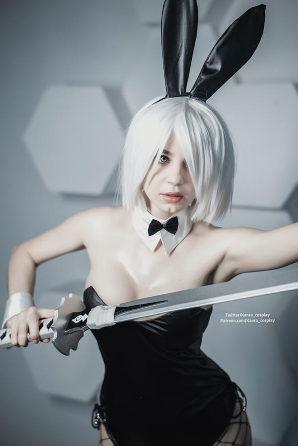 NieR AutomatA - 2B (YoRHa No.2 Type-B) (Bunny) (Erotic) Cosplay - Kanra #04 - intimate capture
