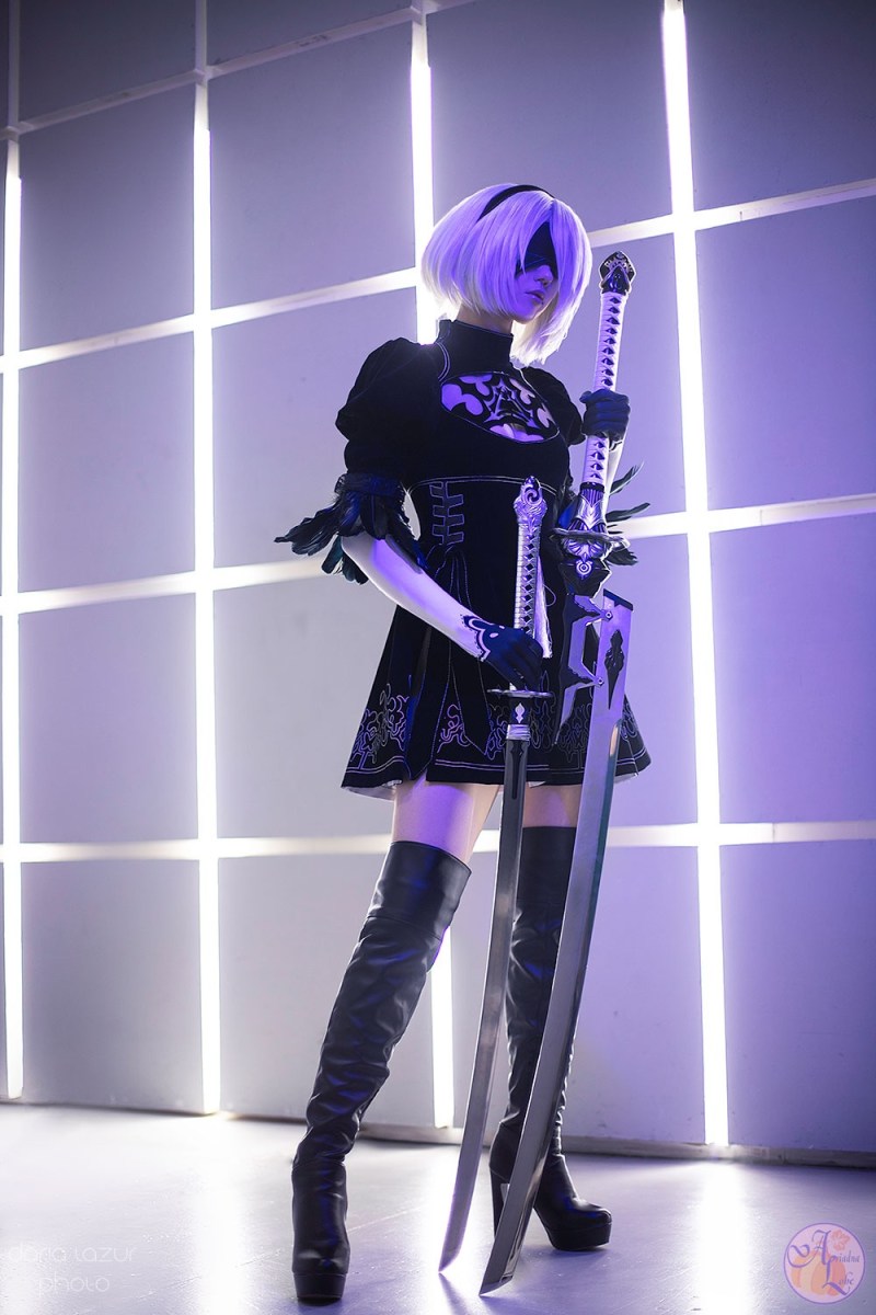NieR AutomatA - 2B (YoRHa No.2 Type-B) Cosplay - Ariadna Lobe #02 - nuanced study