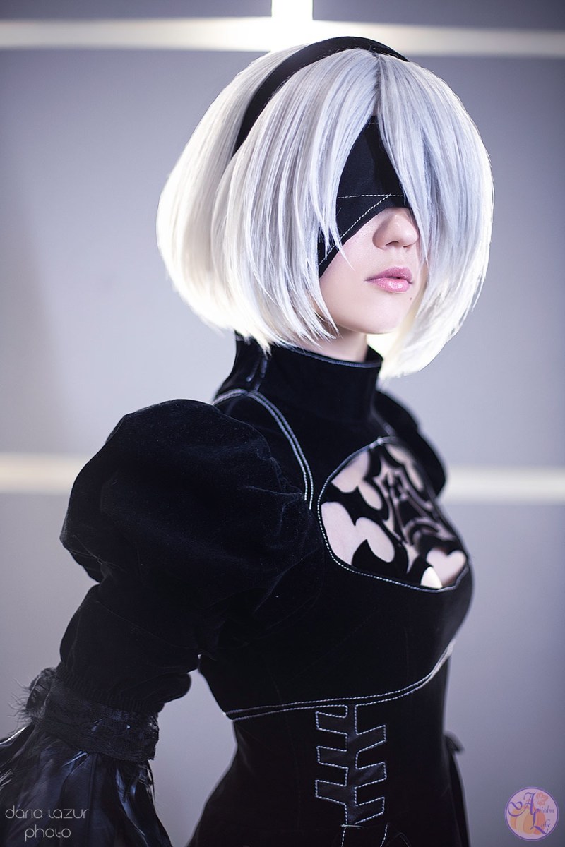 NieR AutomatA - 2B (YoRHa No.2 Type-B) Cosplay - Ariadna Lobe #07 - authentic view