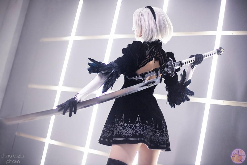 NieR AutomatA - 2B (YoRHa No.2 Type-B) Cosplay - Ariadna Lobe #09 - delicate portrait