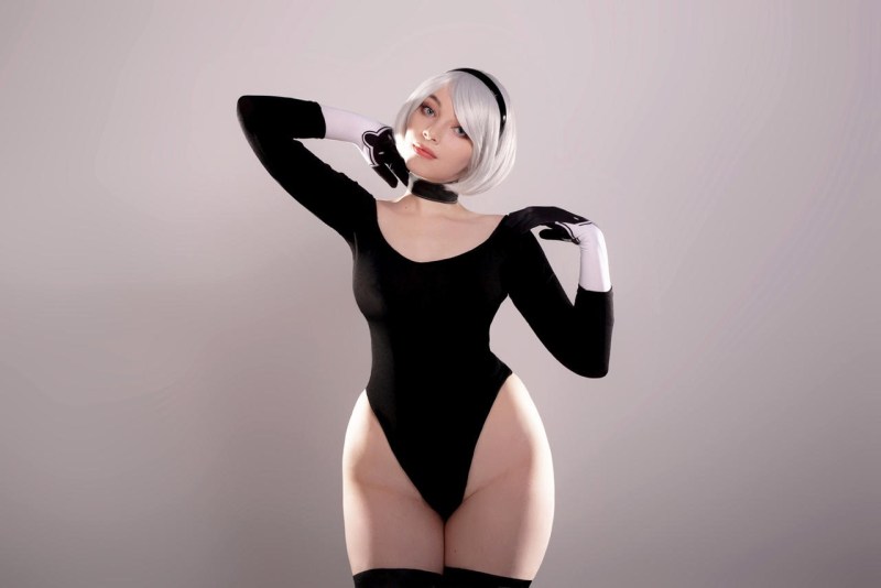 NieR AutomatA - 2B (YoRHa No.2 Type-B) Cosplay - Sawakate #01 - authentic view