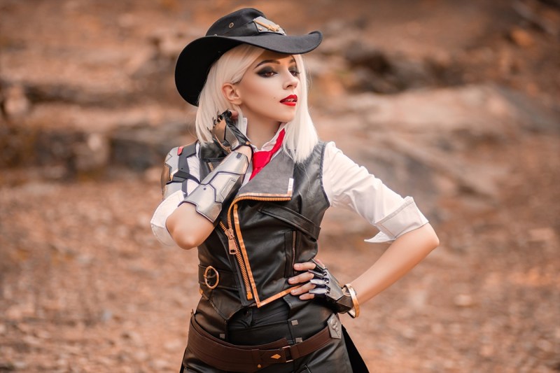 Overwatch - Ashe (Elizabeth Caledonia Calamity Ashe) Cosplay - Sawakate #04 - recreation