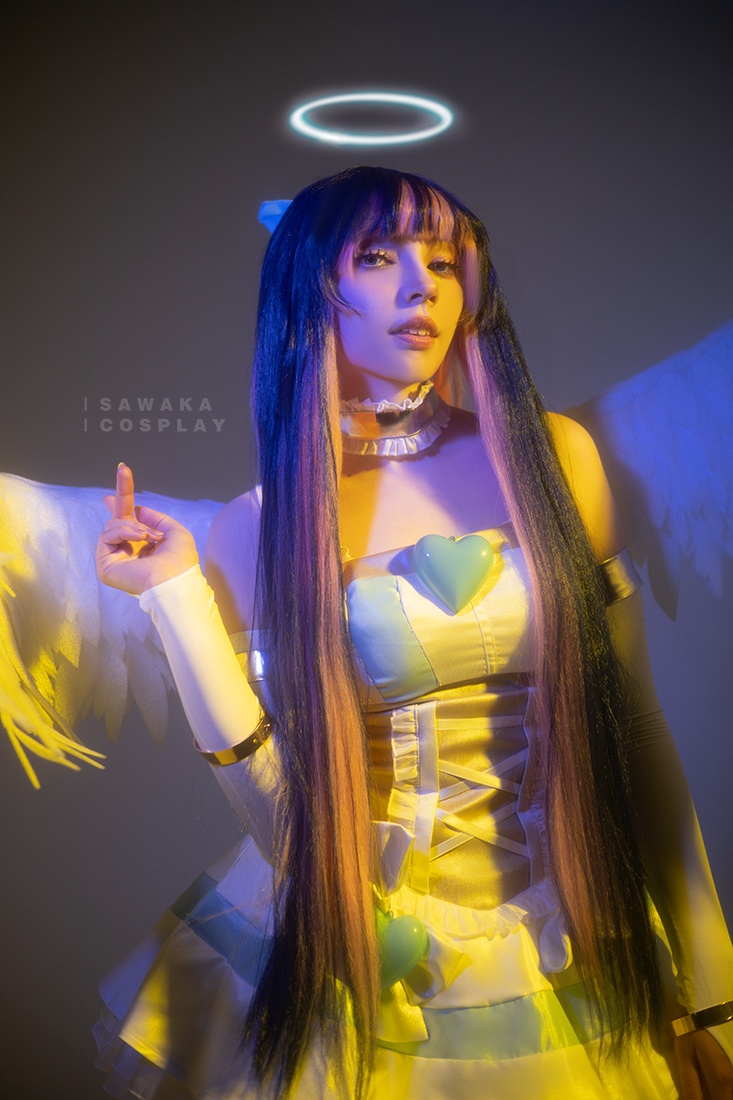 Panty &amp; Stocking with Garterbelt - Stocking Anarchy Cosplay - Sawakate #01 - full length port.