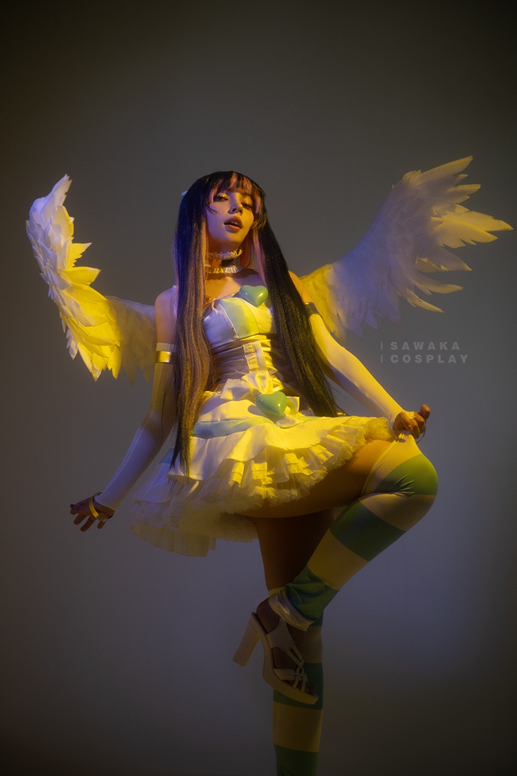 Panty &amp; Stocking with Garterbelt - Stocking Anarchy Cosplay - Sawakate #02 - full body port.