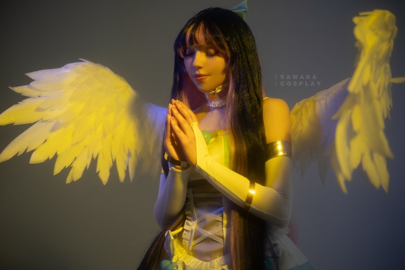 Panty &amp; Stocking with Garterbelt - Stocking Anarchy Cosplay - Sawakate #05 - anime costume