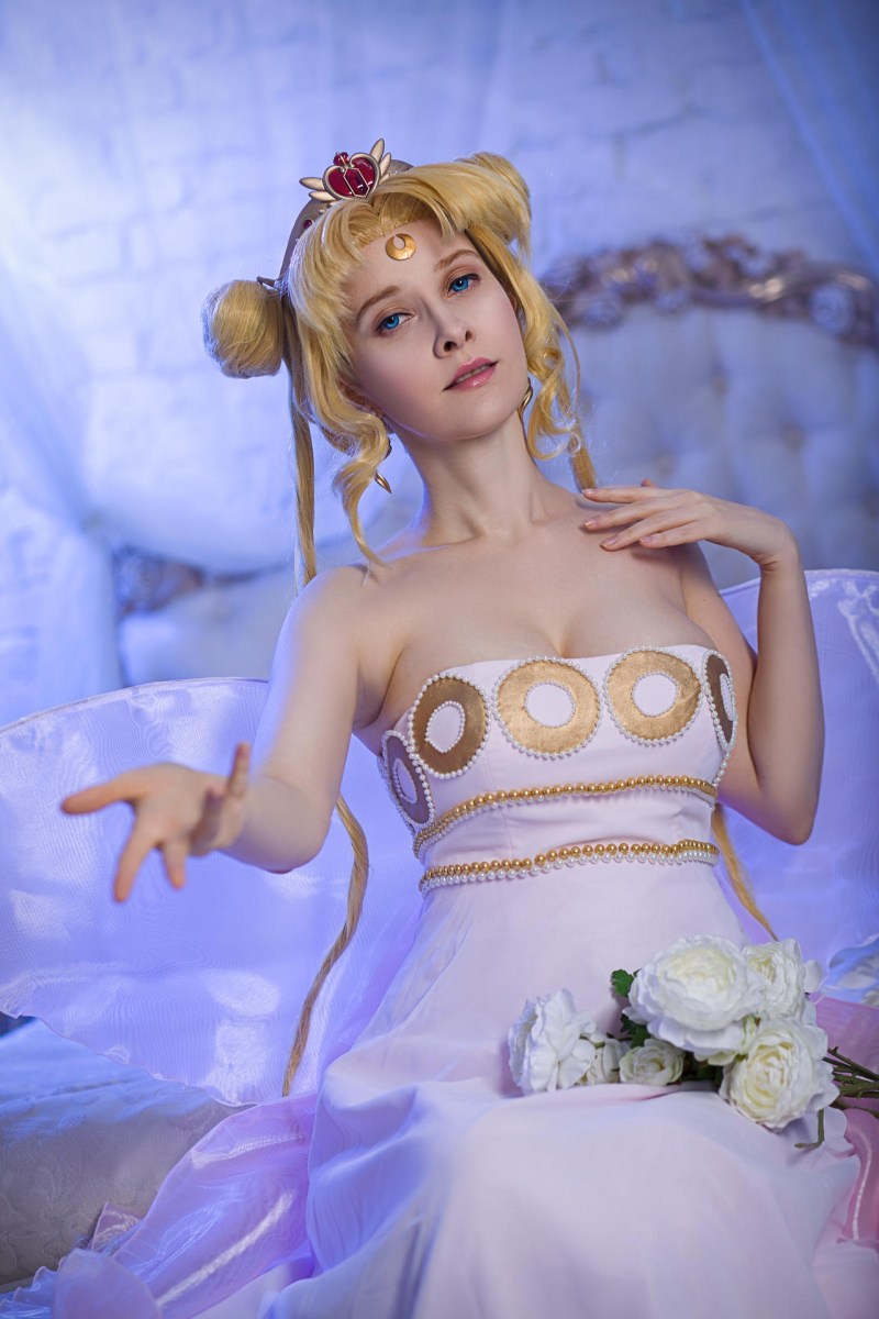 Sailor Moon - Usagi Tsukino (Sailor Moon) (Bride) Cosplay - Shiera13 #04 - light aesthetic