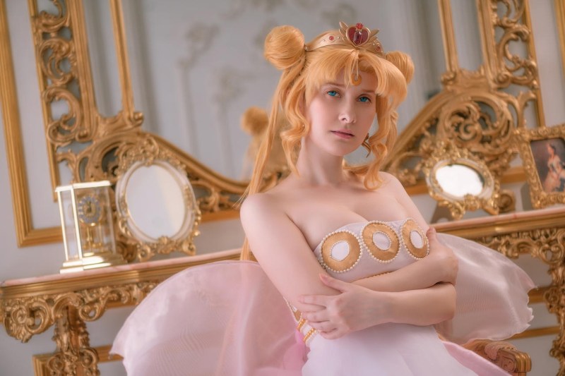 Sailor Moon - Usagi Tsukino (Sailor Moon) (Bride) Cosplay - Shiera13 #06 - expressive portrait