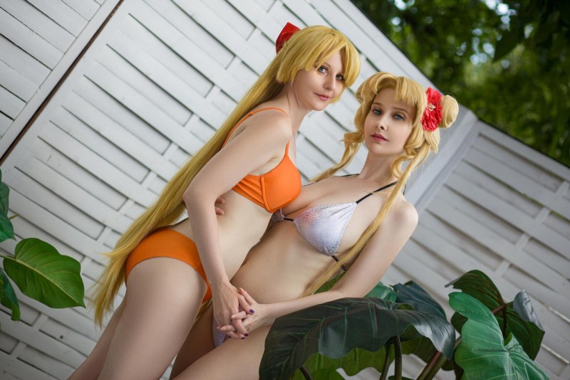 Sailor Moon - Usagi Tsukino (Sailor Moon) &amp; Minako Aino (Sailor Venus) (Erotic) Cosplay - Shiera13 #04 - apparel study
