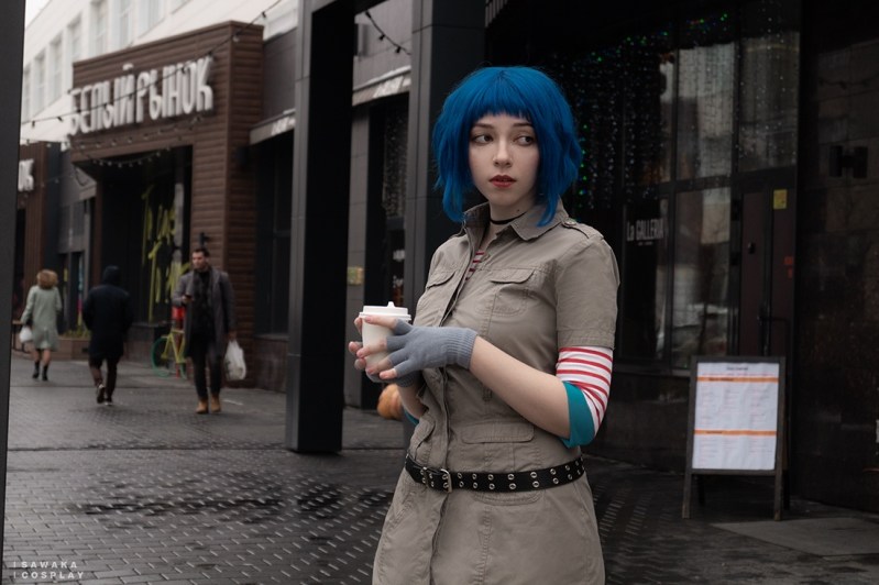Scott Pilgrim Takes Off - Ramona Victoria (Rammy) Flowers Cosplay - Sawakate #04 - soft focus shot Scott Pilgrim Takes Off - Ramona Victoria (Rammy) Flowers Cosplay - Sawakate #04 - soft focus shot