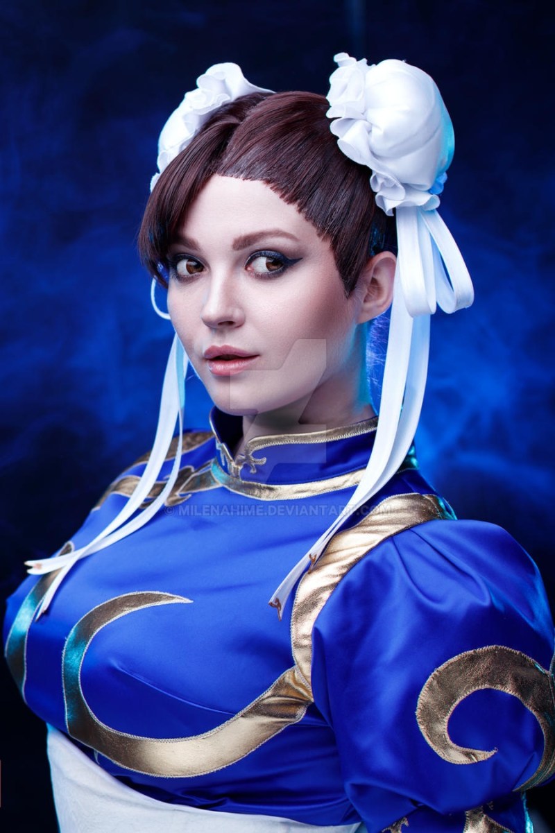Street Fighter 5 - Chun-Li Cosplay - MilenaHime #02 - full length character portrait Street Fighter 5 - Chun-Li Cosplay - MilenaHime #02 - full length character portrait