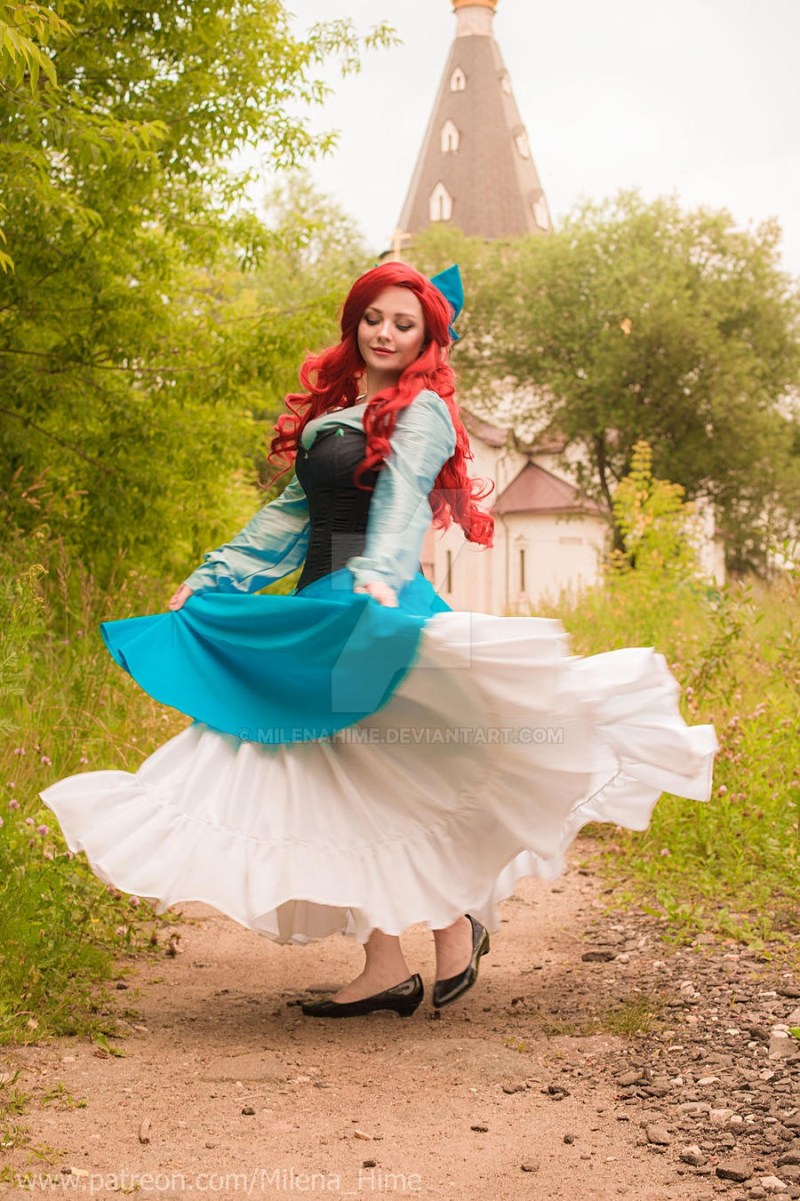 The Little Mermaid - Ariel Cosplay - MilenaHime #02 - full length photo The Little Mermaid - Ariel Cosplay - MilenaHime #02 - full length photo