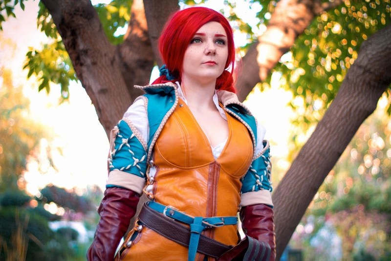 The Witcher 3 - Wild Hunt - Triss Merigold Cosplay - Atamasha #02 - soft focus shot The Witcher 3 - Wild Hunt - Triss Merigold Cosplay - Atamasha #02 - soft focus shot