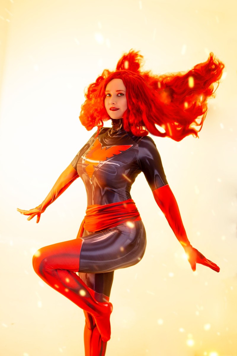X-Men - Jean Elaine Grey-Summers (Dark Phoenix) Cosplay - Shiera13 #04 - light aesthetic
