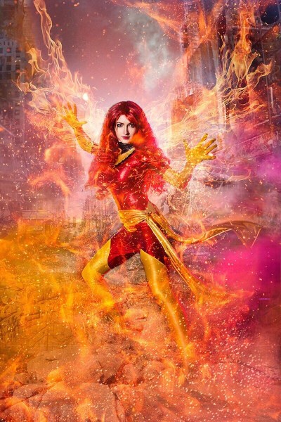 X-Men - Jean Elaine Grey-Summers (Dark Phoenix) Cosplay