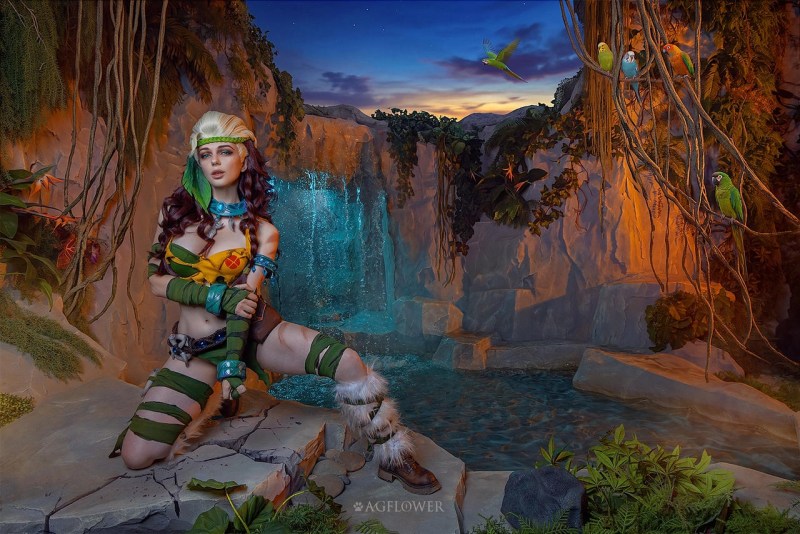 X-Men - Savage Land - Rogue Cosplay - AGflower #01 - inspired character capture