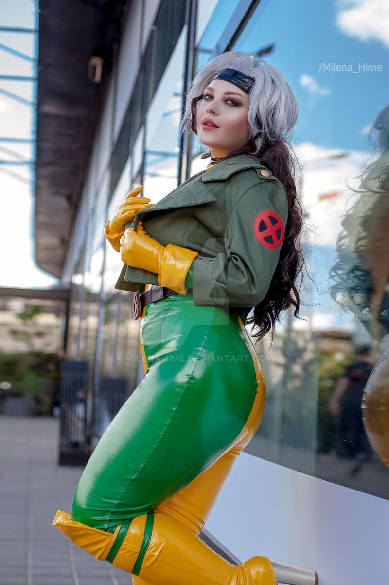 X-Men - Rogue Cosplay - MilenaHime #01 - full length photo